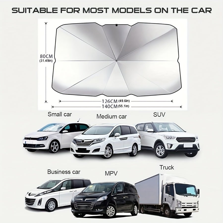 🔥SUMMER HOT SALE-🚗Universal Portable Car Windshield Sunshade