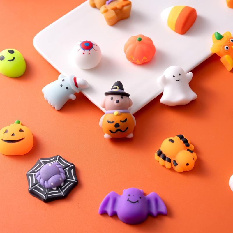 🎃 Halloween Squishy Fun Pack – Cute Mini Toys for Treat Bags & Parties 👻