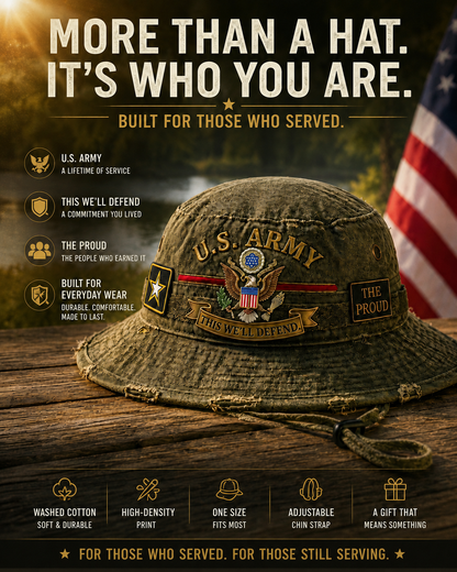 U.S. Army Veteran Boonie Hat — Built For Those Who Served