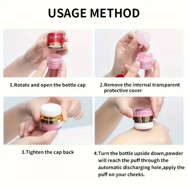 🌸Lazy Blush, Easy Quick Makeup, with Mini Mirror