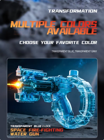 ⚡Flame-emitting energy ring space water gun💦🔥