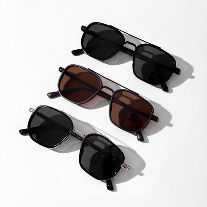 🎁Promotion 50% OFF😎 Fashion Geometric Double-Beam Sunglasses
