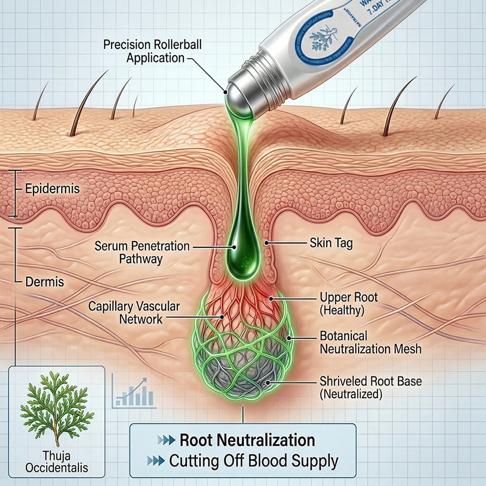NATRAVOR® 𝟕-𝐃𝒂𝘆 𝐒𝗸𝐢𝐧 𝐓𝒂𝗴 & 𝐒𝐩𝙤𝐭 𝐄𝐫𝒂𝐬𝙚𝐫 Painless & Scar-Free Advanced Imperfection Remova𝗜 Ro𝗜𝗜erba𝗜𝗜 Pen 🌿