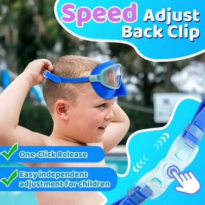 Kids Swim Goggles – Anti-Fog UV Protection Swimming Goggles with Nose Cover