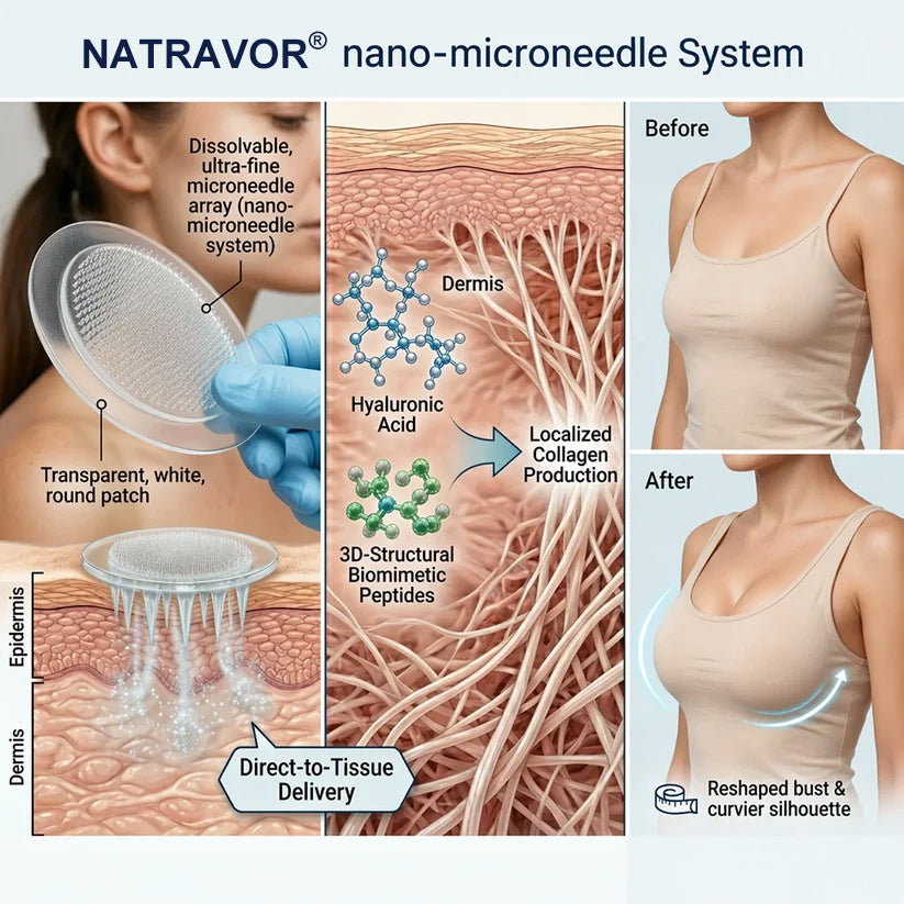 Ends Tonight: 50% OFF - NATRAVOR® Targeted Breast Enhancement Advanced Nano Microneedle Patch