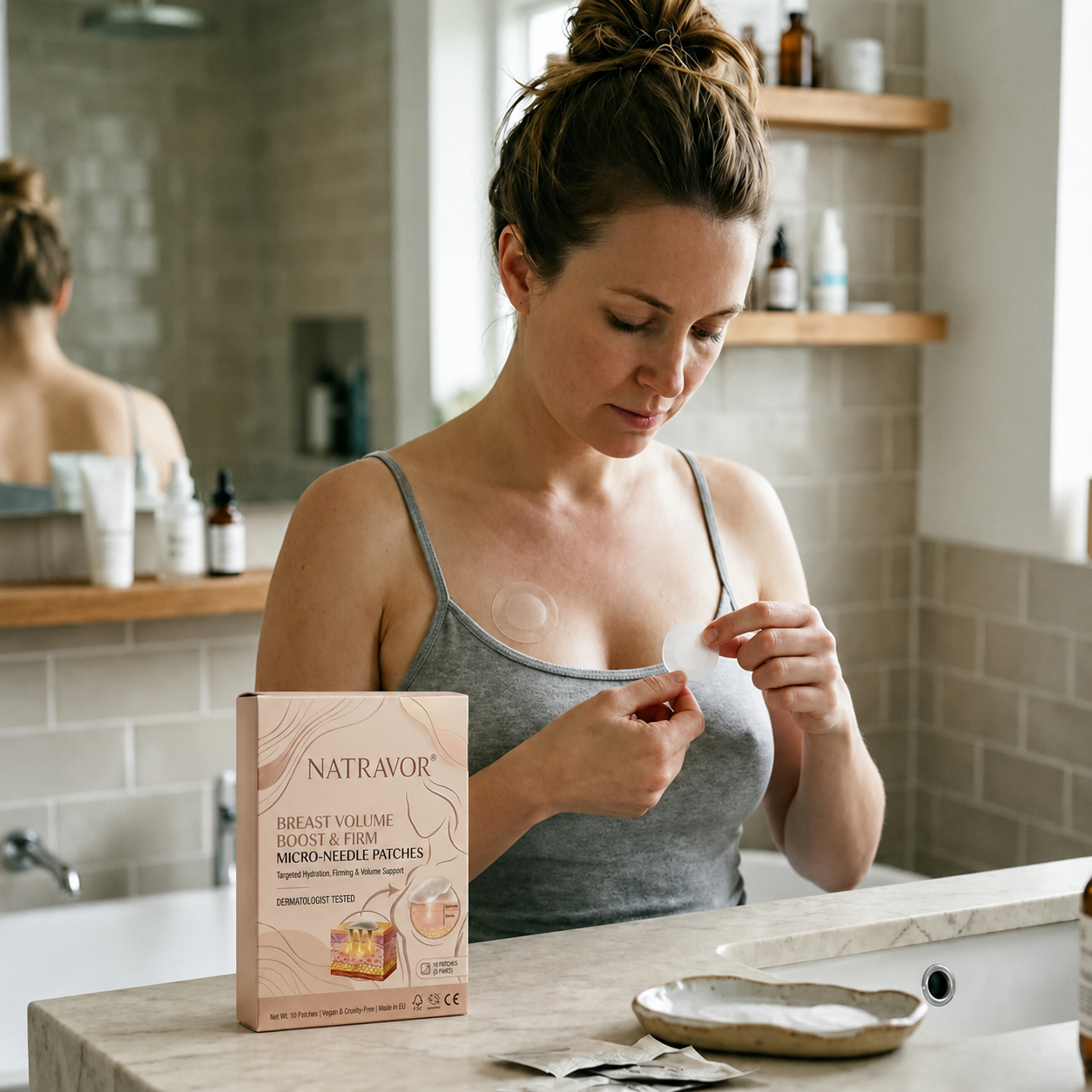Ends Tonight: 50% OFF - NATRAVOR® Targeted Breast Enhancement Advanced Nano Microneedle Patch