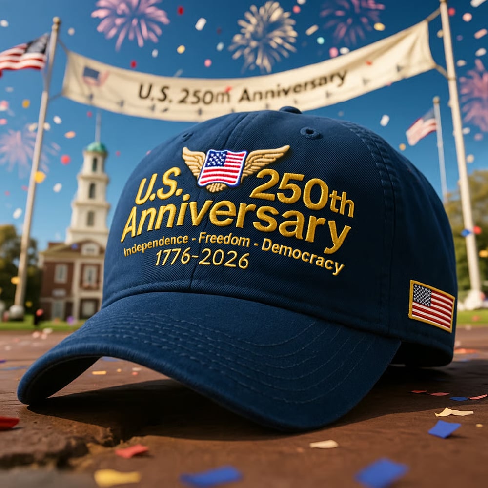 🔥🔥🔥U.S. 250th  Anniversary Retro Washed Cap