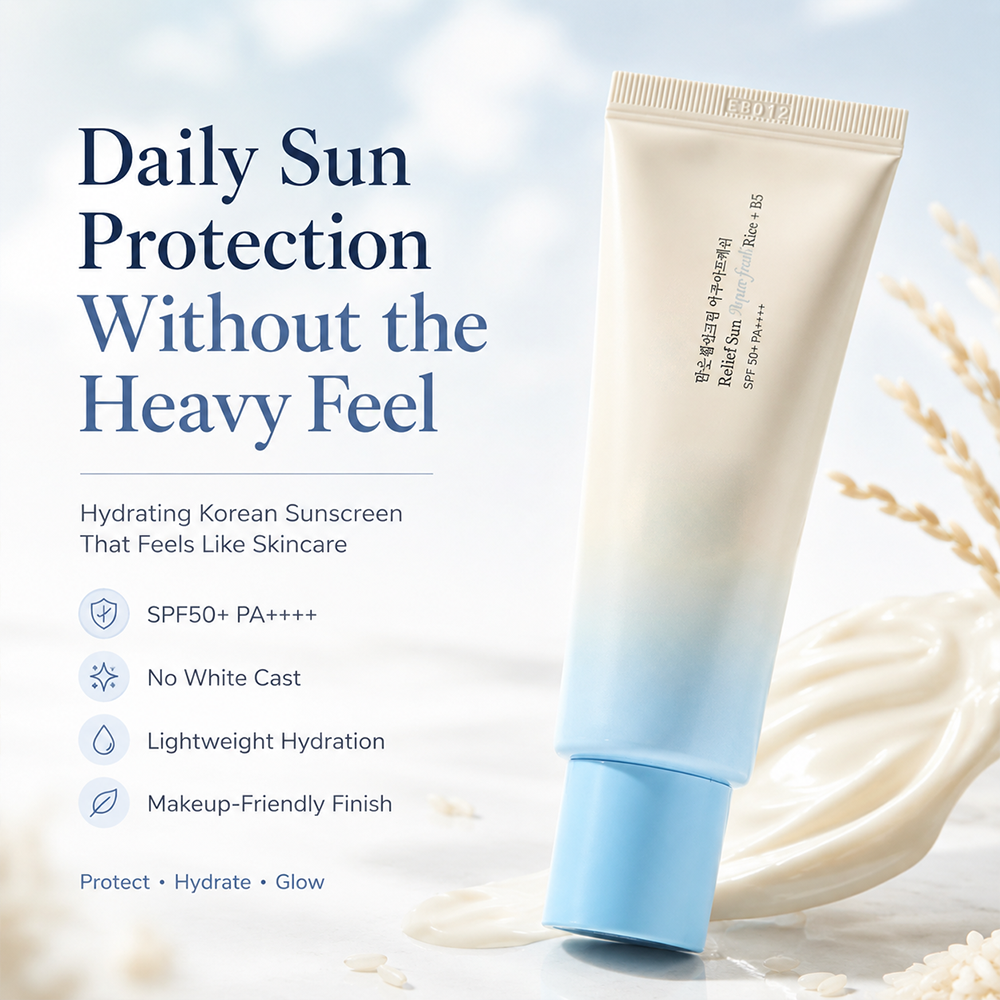 ✨🌞 Golden Glow Rice Sunscreen SPF50+