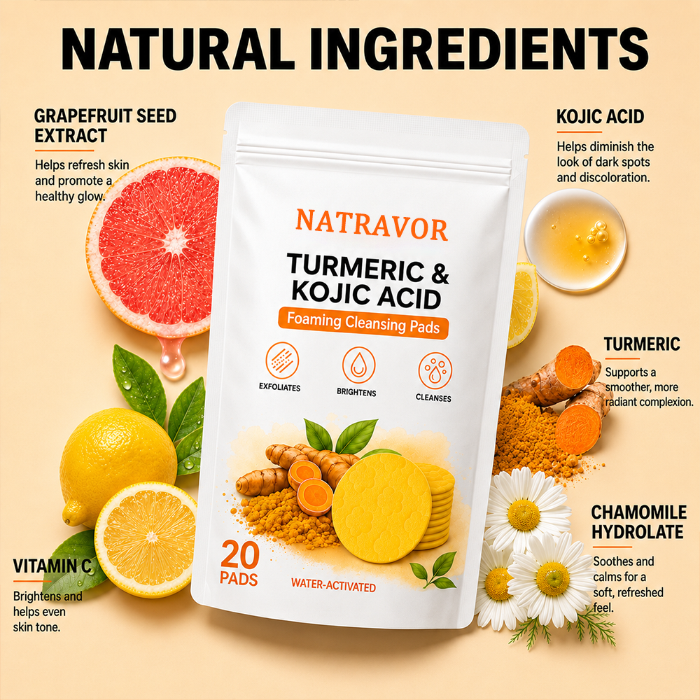 🔥Last Day 68% OFF-NATRAVOR® Turmeric Kojic Glow Pads