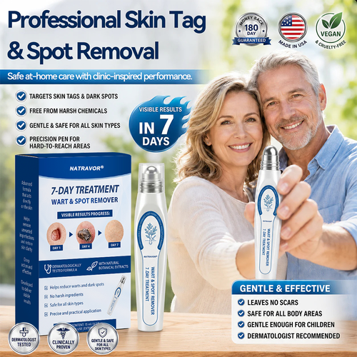 NATRAVOR® 𝟕-𝐃𝒂𝘆 𝐒𝗸𝐢𝐧 𝐓𝒂𝗴 & 𝐒𝐩𝙤𝐭 𝐄𝐫𝒂𝐬𝙚𝐫 Painless & Scar-Free Advanced Imperfection Remova𝗜 Ro𝗜𝗜erba𝗜𝗜 Pen 🌿