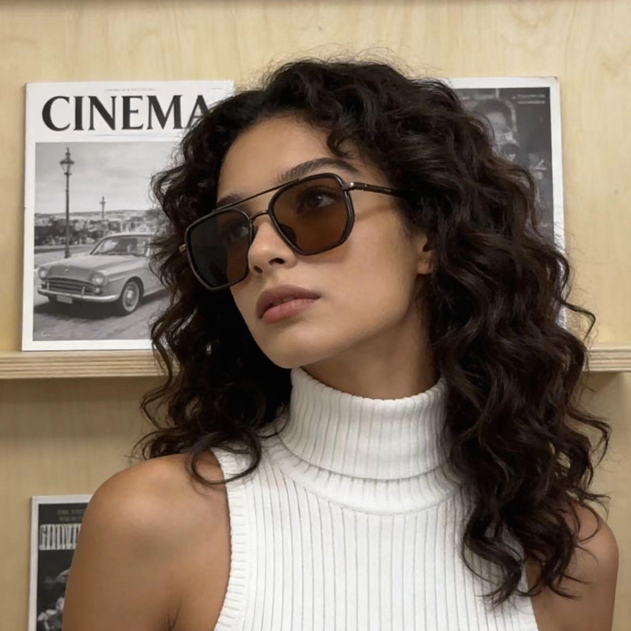 🎁Promotion 50% OFF😎 Fashion Geometric Double-Beam Sunglasses