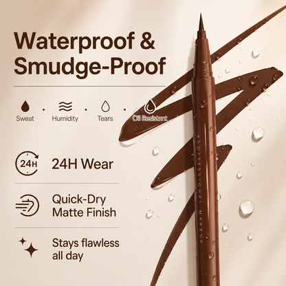✨ Winged Lift Liner – Creates sharp lifted wings for bigger-looking eyes 👁️ Long-lasting waterproof formula stays flawless all day.