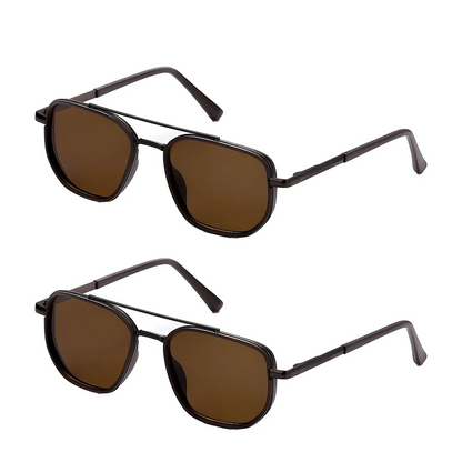 🎁Promotion 50% OFF😎 Fashion Geometric Double-Beam Sunglasses