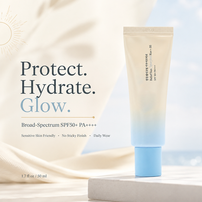 ✨🌞 Golden Glow Rice Sunscreen SPF50+