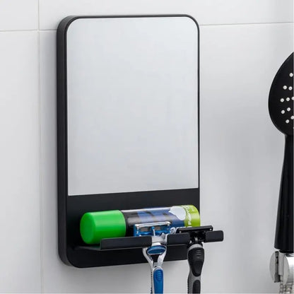 ✨Fogless Shower Mirror, Anti-Fog with Razor Holder