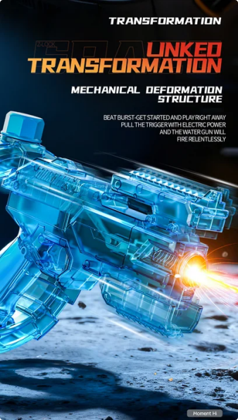 ⚡Flame-emitting energy ring space water gun💦🔥