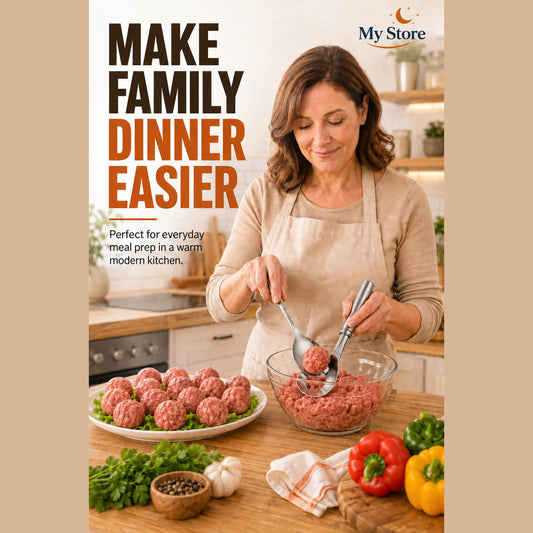 🔥BUY 1 GET 1 FREE🥄Meatball Spoon – No Stick, No Mess🍡