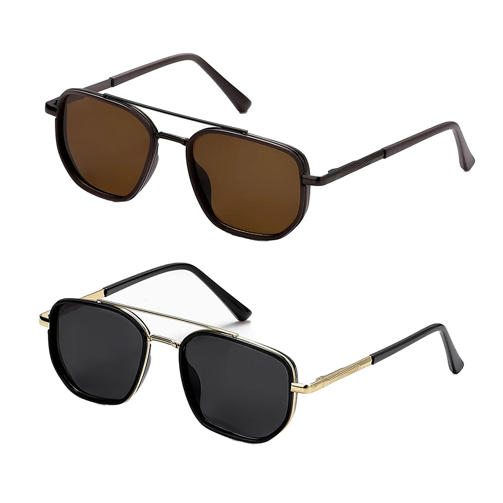 🎁Promotion 50% OFF😎 Fashion Geometric Double-Beam Sunglasses