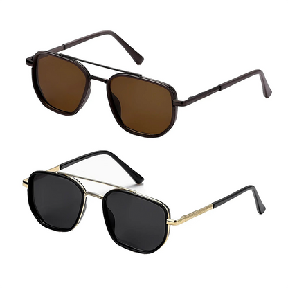 🎁Promotion 50% OFF😎 Fashion Geometric Double-Beam Sunglasses