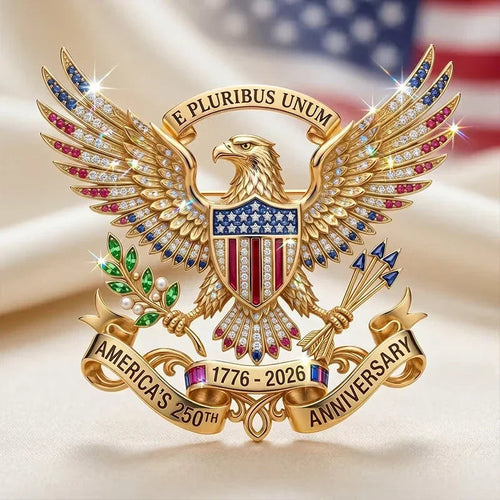 🦅US 250th Anniversary Brooch Pin