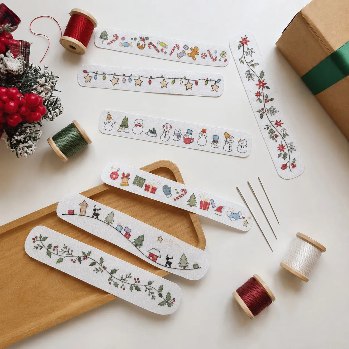 🔥LAST DAY 50% OFF - 🎄Christmas Santa Xmas Theme Patterns Embroidery Patterns - Stick & Stitch For Beginners