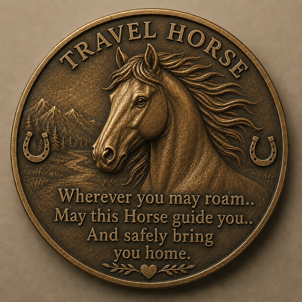 🐂 Travel Highland Cow Lucky Coin