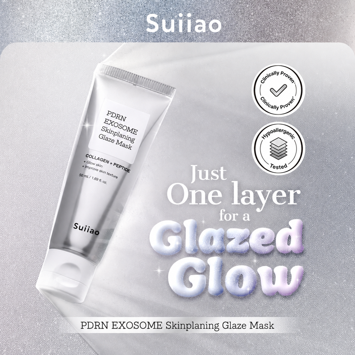 🌸 PDRN & Exosome Glow Mask For Smooth, Radiant Skin