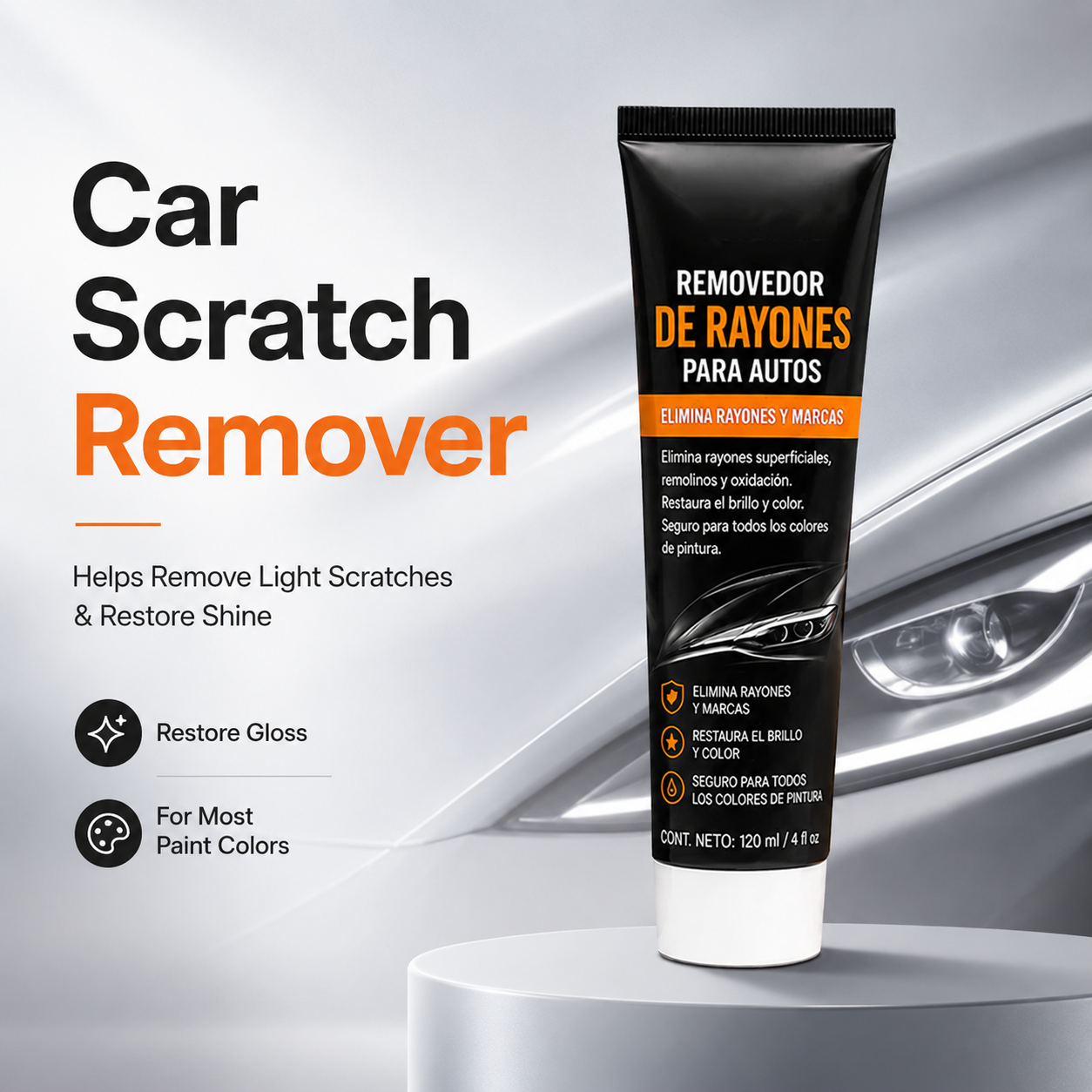 ✨🛠️ PaintRenew Advanced Scratch Repair & High-Gloss Restoration Formula