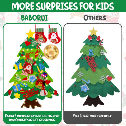 🎄Save 20% | 🎁 Christmas Special – Felt Christmas Tree for Kids