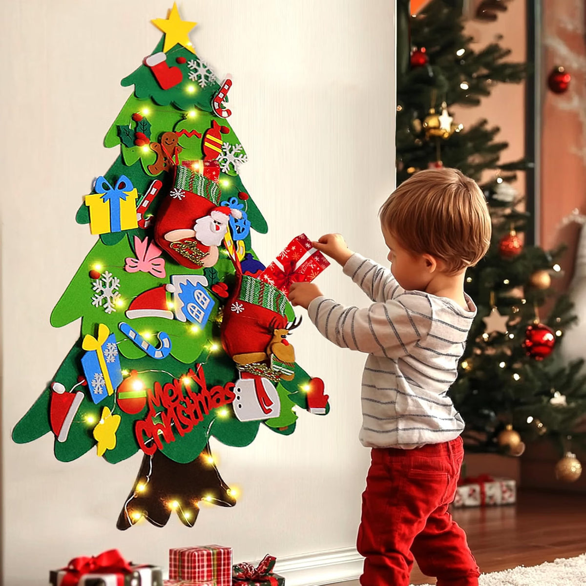 🎄Save 20% | 🎁 Christmas Special – Felt Christmas Tree for Kids