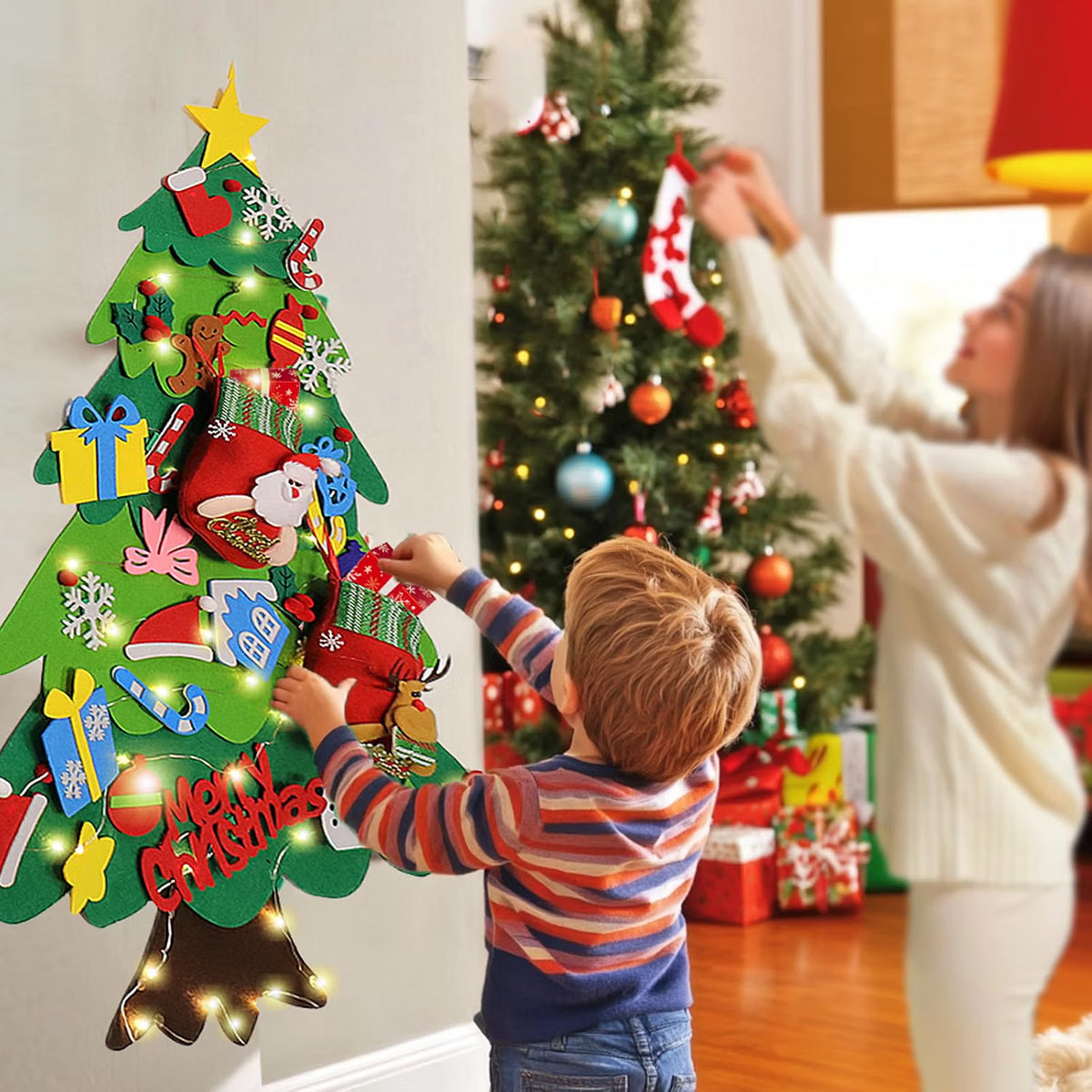 🎄Save 20% | 🎁 Christmas Special – Felt Christmas Tree for Kids