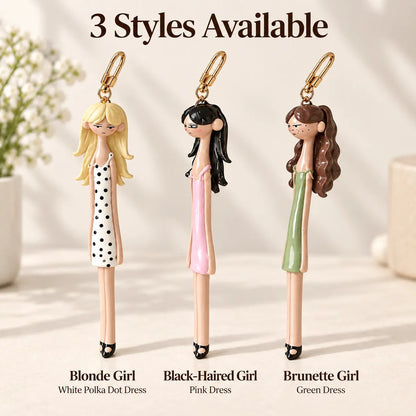 👜✨ Fashion Doll Bag Charms — 3 Stylish Designs to Add Personality to Your Favorite Bag!