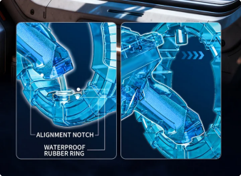 ⚡Flame-emitting energy ring space water gun💦🔥