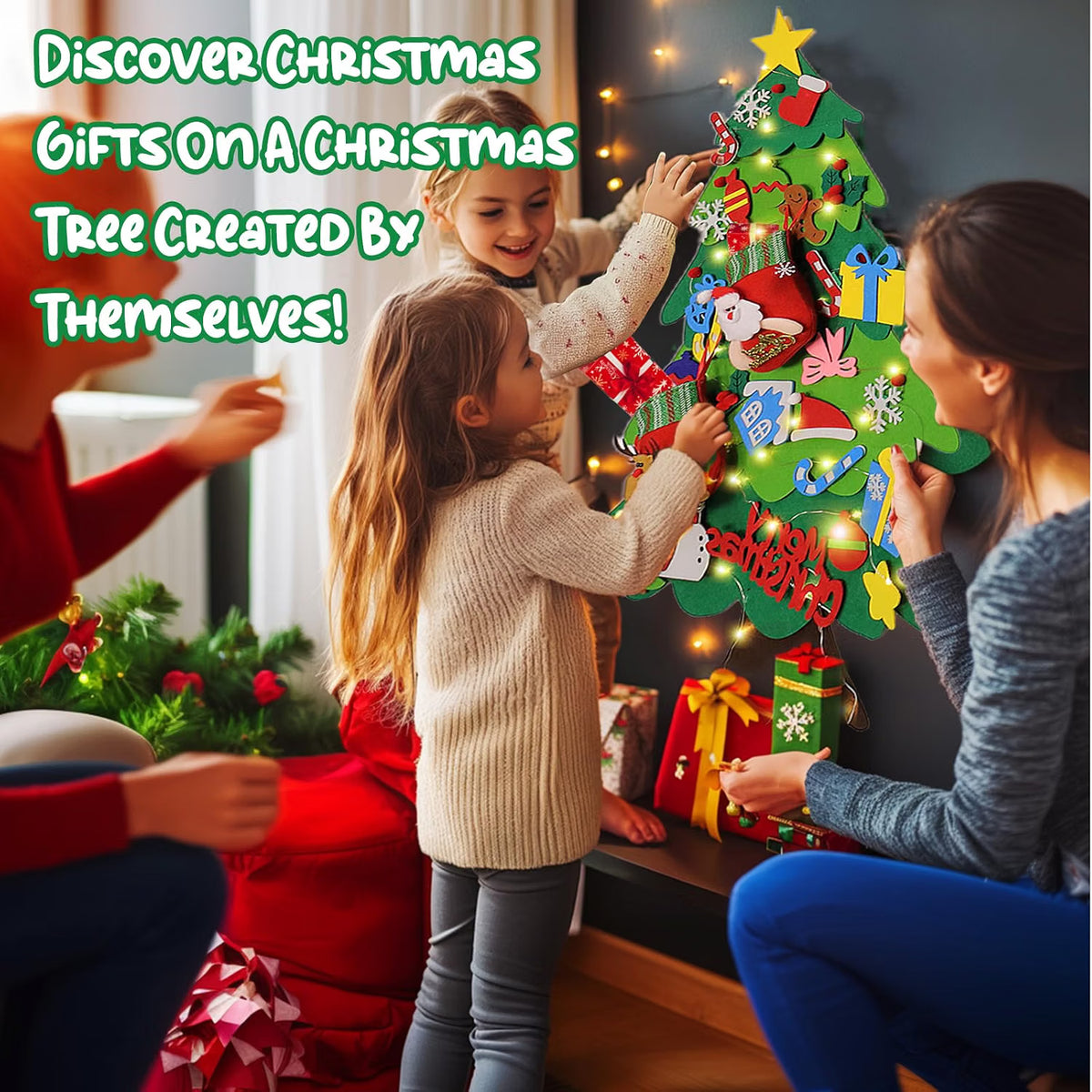 🎄Save 20% | 🎁 Christmas Special – Felt Christmas Tree for Kids