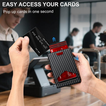 Men’s Minimalist Bifold Wallet – Slim Card & Cash Holder⚡