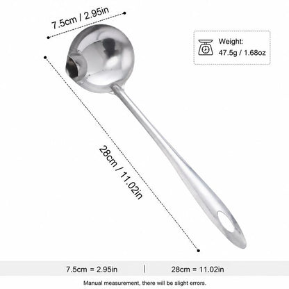 🍲 Stainless Steel Oil Separator Spoon – Scoop, Separate & Serve