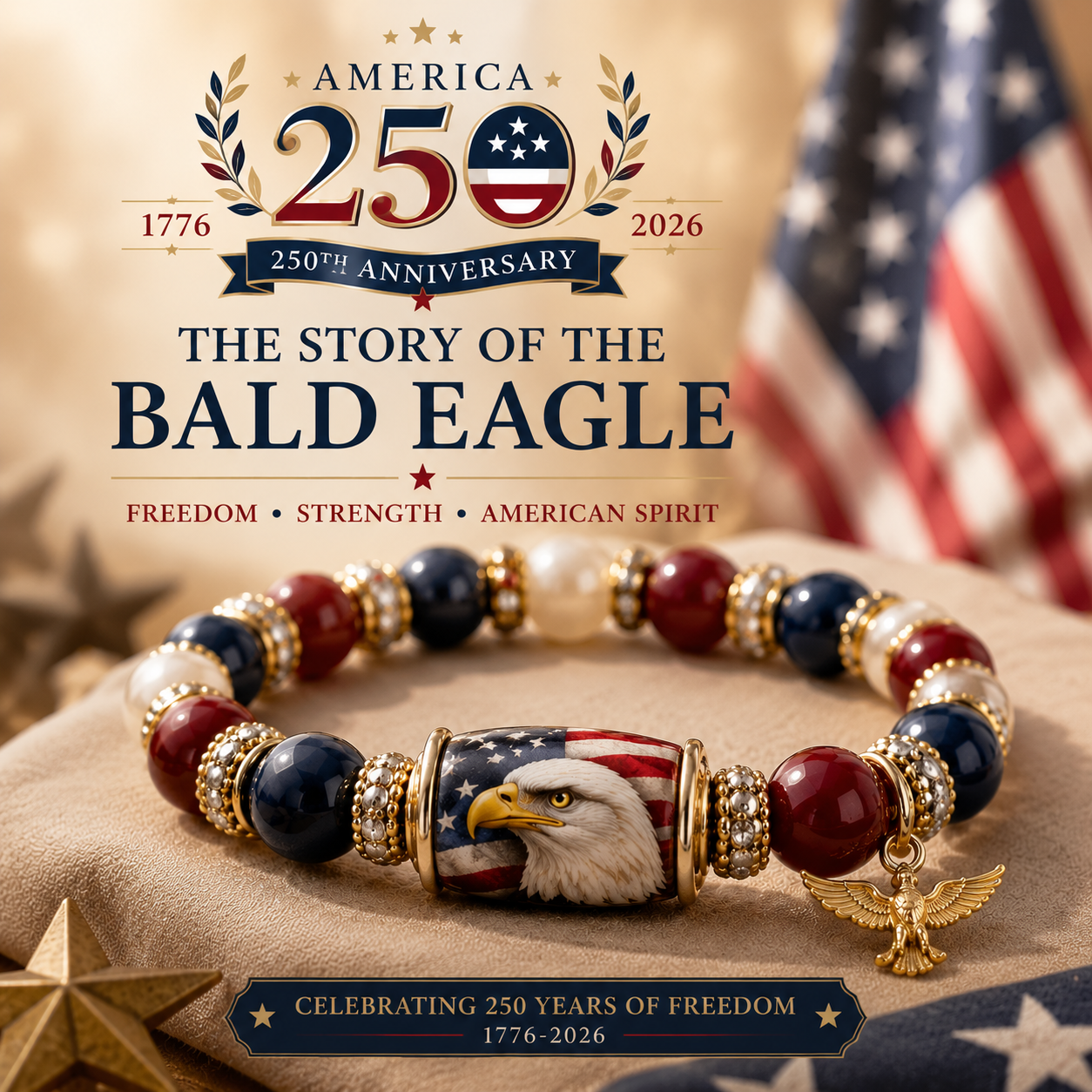 🔥 Hot Sale 49% OFF 🇺🇸 Celebrate Freedom & Honor 💎 | USA 250th Anniversary Limited Edition Collection ✨