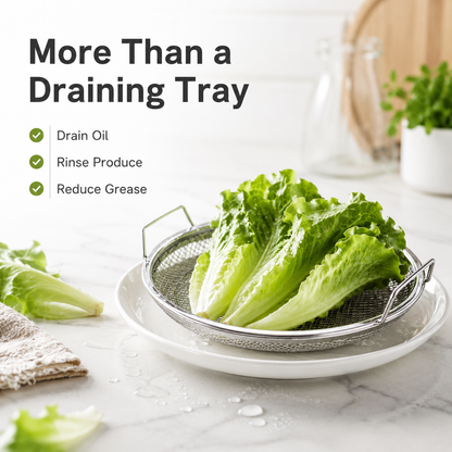 🏠 Cozy Home Kitchen Anti-Splatter Frying Helper