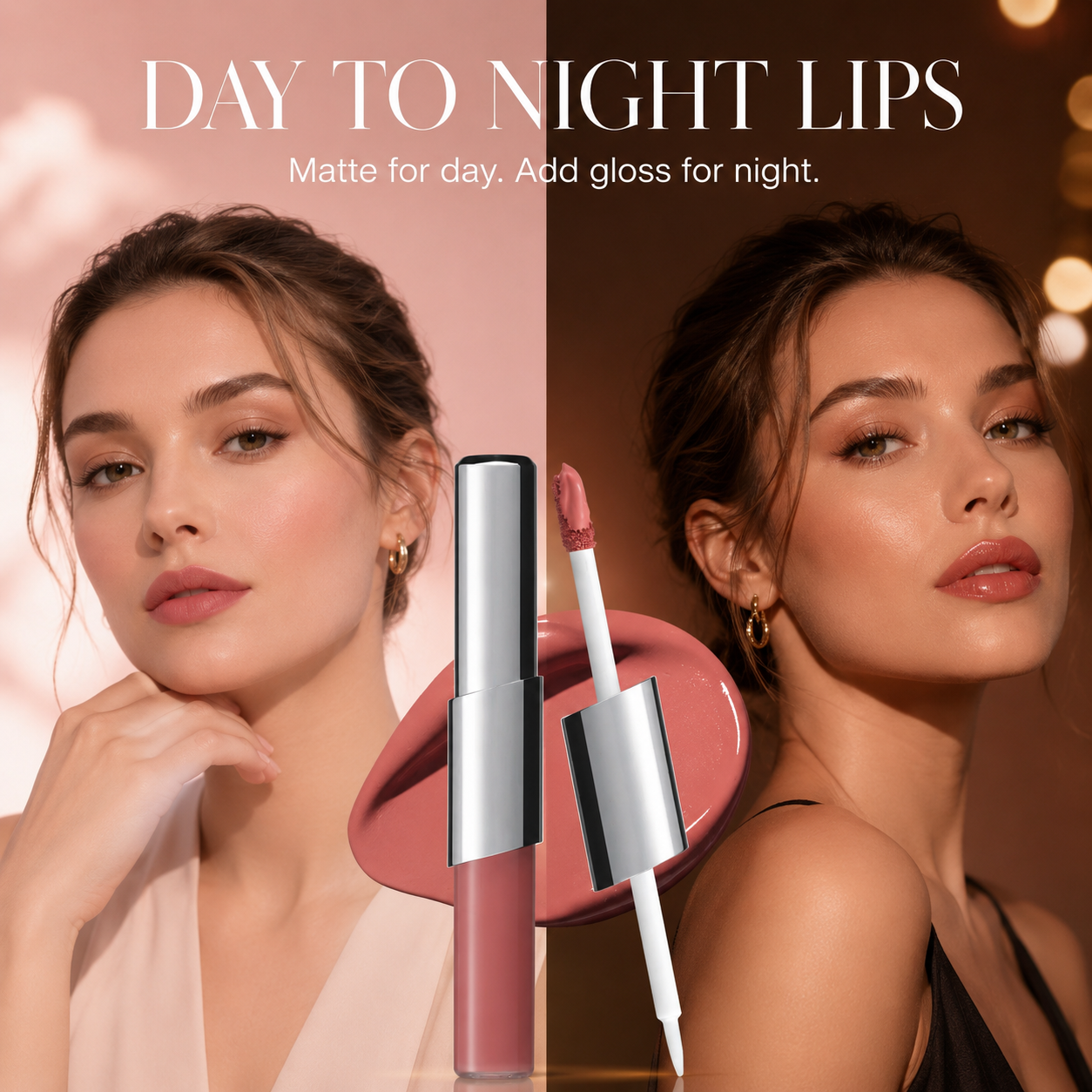💄✨ Velvet Matte & Glass Shine Lip Duo