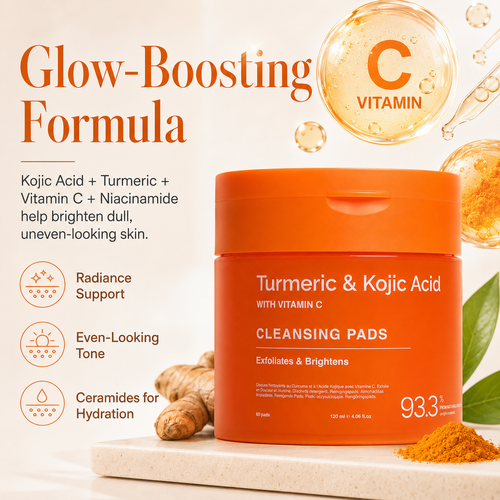 🌟 GlowErase Kojic Turmeric Radiance Pads