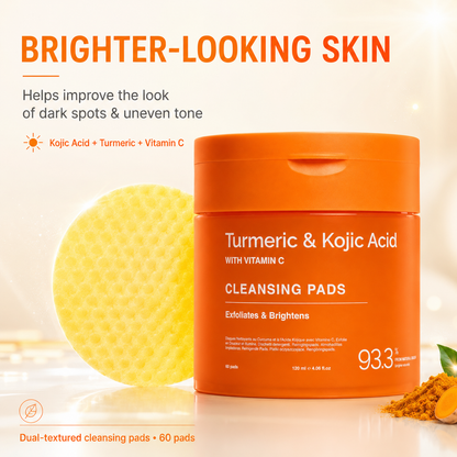 🌟 GlowErase Kojic Turmeric Radiance Pads