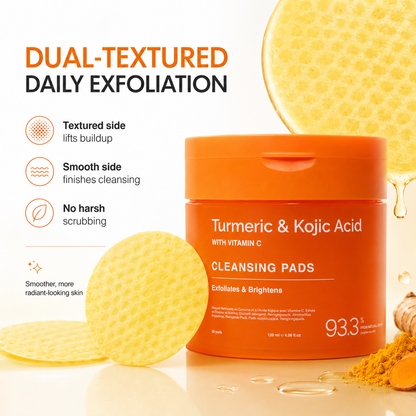 🌟 GlowErase Kojic Turmeric Radiance Pads