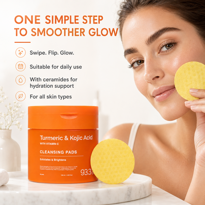 🌟 GlowErase Kojic Turmeric Radiance Pads