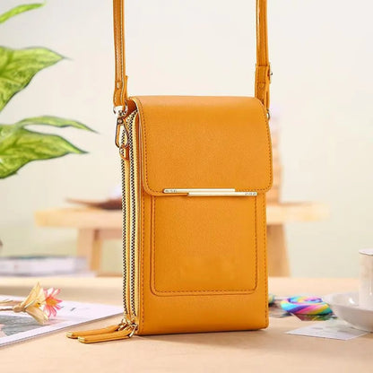 TopSpire® Simple and elegant women's touchscreen crossbody phone wallet