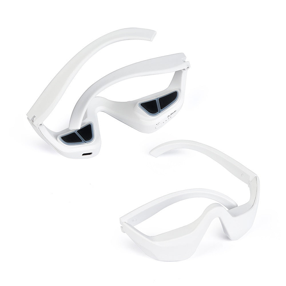 Microcurrent eye massager, eye beauty device, eye cream import device