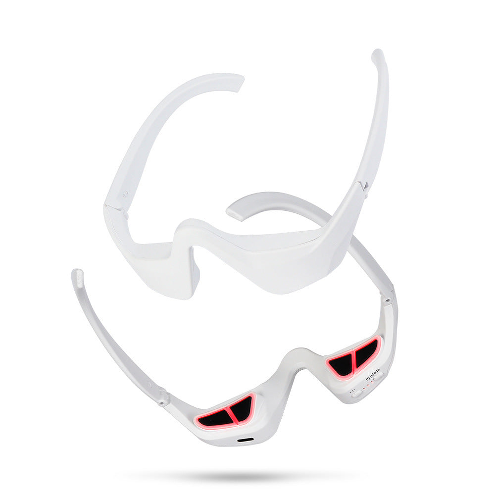 Microcurrent eye massager, eye beauty device, eye cream import device
