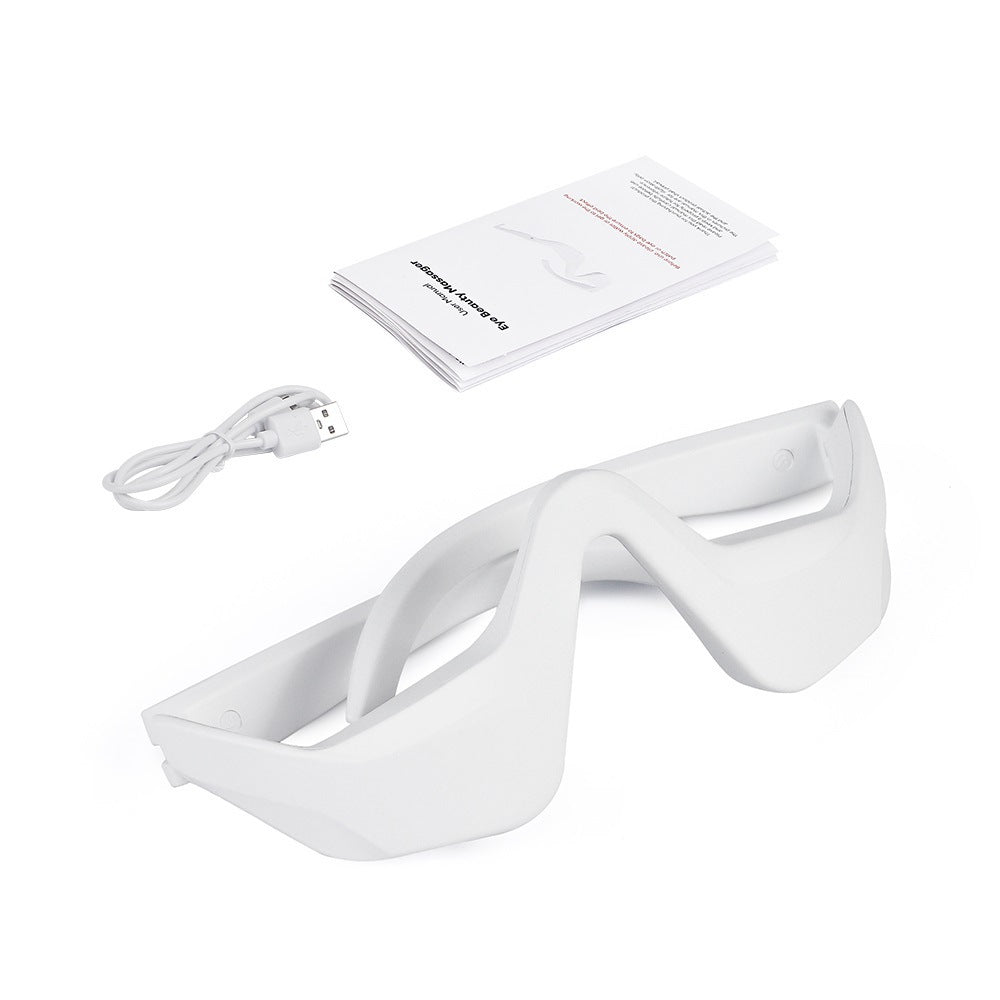Microcurrent eye massager, eye beauty device, eye cream import device