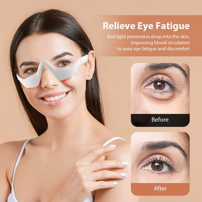 Microcurrent eye massager, eye beauty device, eye cream import device
