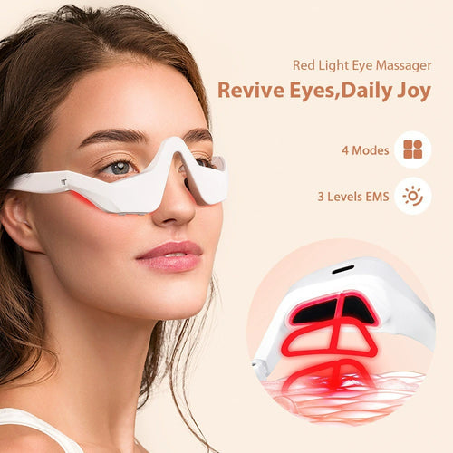 Microcurrent eye massager, eye beauty device, eye cream import device