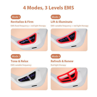 Microcurrent eye massager, eye beauty device, eye cream import device